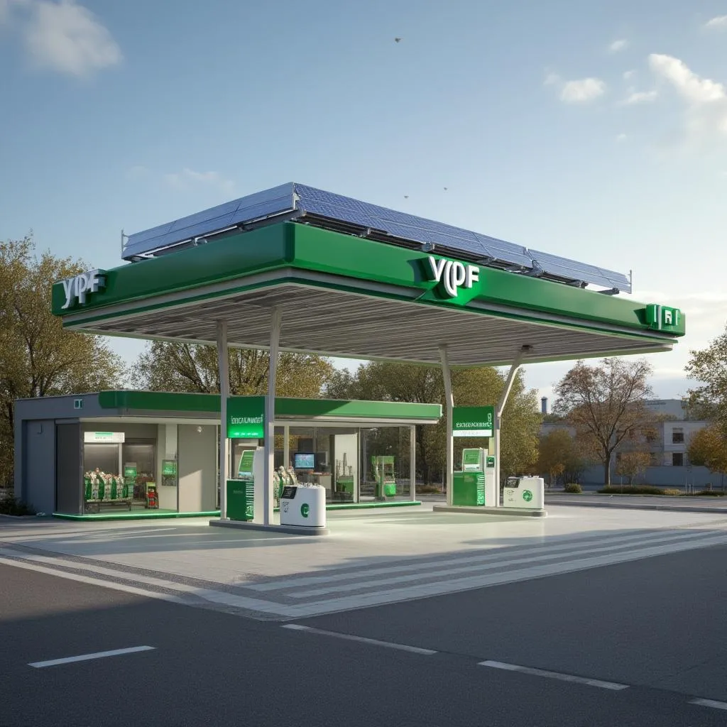 Estación moderna YPF